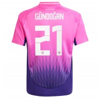 Camiseta Alemania Ilkay Gundogan #21 Segunda Equipación Replica Eurocopa 2024 mangas cortas
